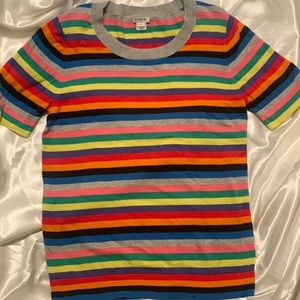 🍭Striped J. Crew Sweater